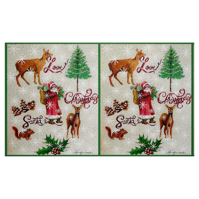 Liebe Weihnachten Weihnachtsgebäck Stoff (Fat Quarter (45,7 x 55,9 cm))