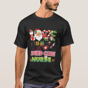 Liebe Weihnachts-Wundheilkunde Santa Candy Cane X T-Shirt