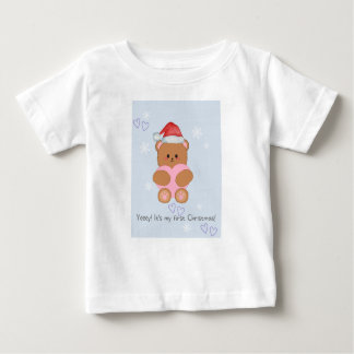 Liebe Weihnachtsbär Baby T-shirt