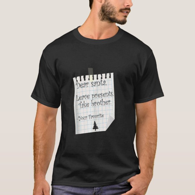 Liebe Weihnachtsgeschenke nehmen Brother Favorite  T-Shirt (Vorderseite)