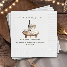 Liebe Wein Blumenzwiebeln Napkins Serviette