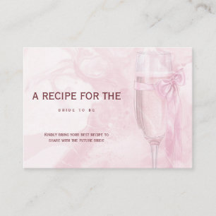 Liebe Weingläser Bow Krawatte Brautparty Begleitkarte