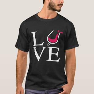 Liebe Weinkultur und Erde Niedlicher Roter Wein We T-Shirt
