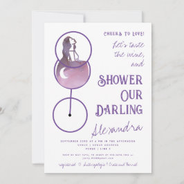 Liebe Weinprobe Brautparty Einladung