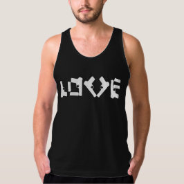 LIEBE - Weiß - Text hinzufügen - Tank Top