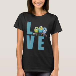 Liebe Wellensittich-Mutter Sittich Vogel 22 T-Shirt