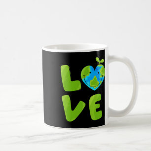 Liebe Welt Planet Erde Tag der Mutter Erde Kaffeetasse