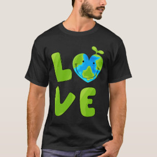 Liebe Welt Planet Erde Tag der Mutter Erde T-Shirt