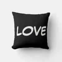LIEBE werfen Kissen, 16x16
