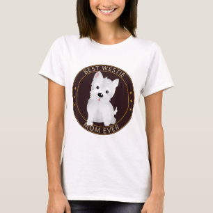 Liebe West Highland Terrier Best Westie Mama T-Shirt
