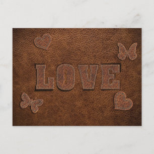 Liebe Western Style Postkarte