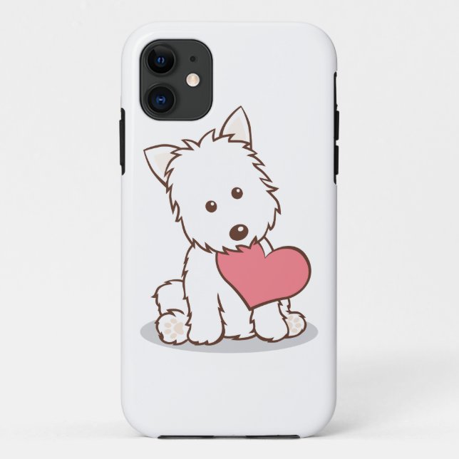 Liebe Westie Case-Mate iPhone Hülle (Rückseite)