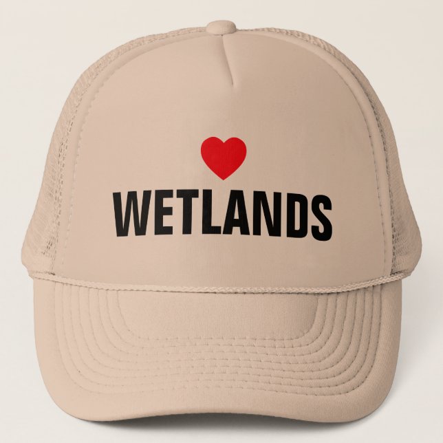 Liebe Wetlands™ Trucker Hat Truckerkappe (Vorderseite)