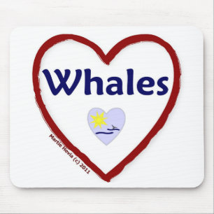 Liebe Whales Mousepad