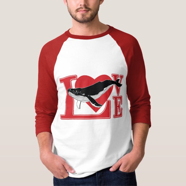 Liebe Whales T-Shirt (Vorderseite)