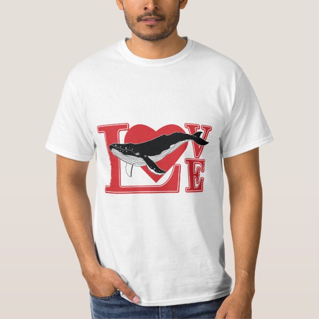 Liebe Whales T-Shirt (Vorderseite)