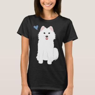 Liebe White Pomsky Spitz Husky T-Shirt