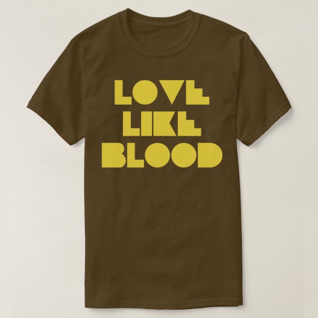 Liebe wie Bood Senf T-Shirt (Design vorne)
