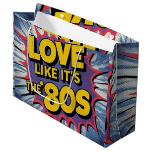 Liebe wie es ist der "80er große geschenktüte
