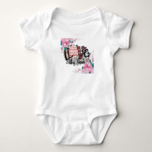Liebe wie Jesus Baby Strampler