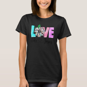 Liebe wie Jesus Christlicher Glaubensstift Gott Ge T-Shirt