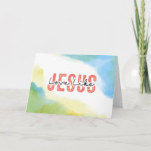 Liebe wie Jesus Christliches Zitat Bibel Verse