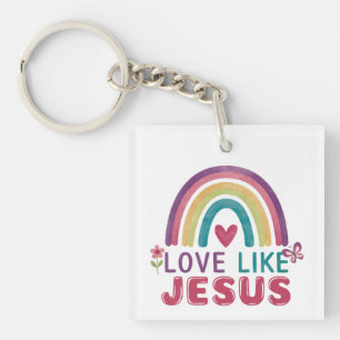 Liebe wie Jesus, der Glaube inspiriert, Schlüsselanhänger
