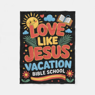 Liebe wie Jesus Ferienbibelschule Vbs 2025 Chr Fleecedecke