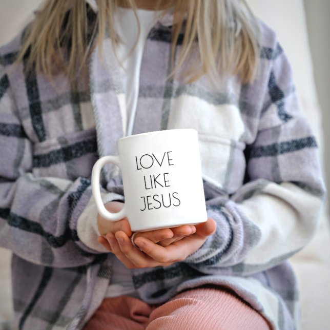 Liebe wie Jesus Kaffeetasse (Von Creator hochgeladen)