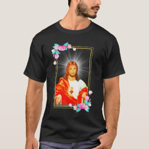 Liebe wie Jesus positive katholische Preppy Christ T-Shirt