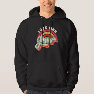 Liebe wie Jesus Rainbow Christlich Jesus Faith Wom Hoodie