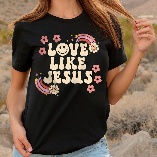 Liebe wie Jesus Shirt, Komfort Farben, Trendsetter T-Shirt (Von Creator hochgeladen)