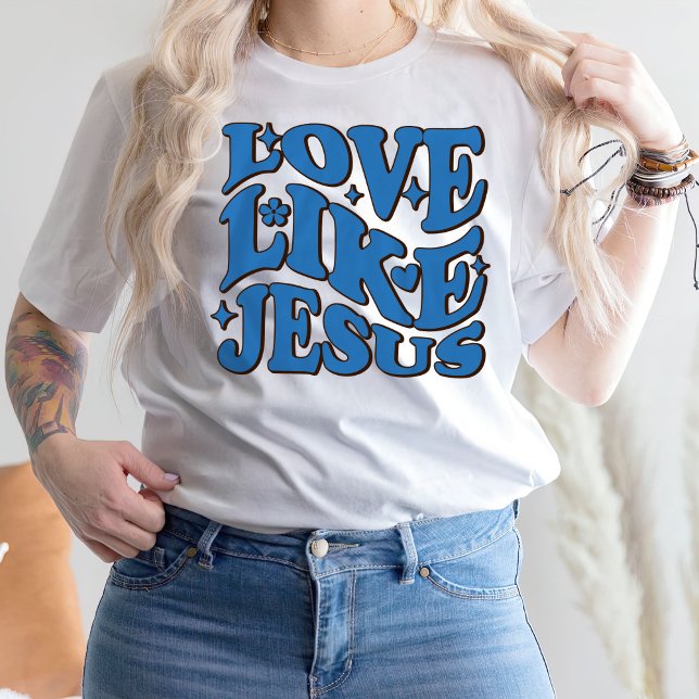 Liebe wie Jesus Shirt, religiöses Geschenk, Inspir T-Shirt (Von Creator hochgeladen)