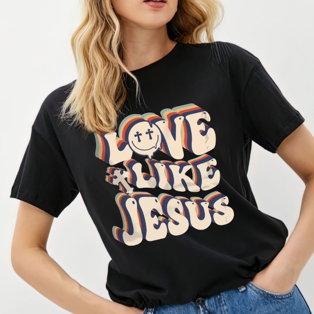 Liebe wie Jesus Shirt, T - Shirt der Frauen (Von Creator hochgeladen)