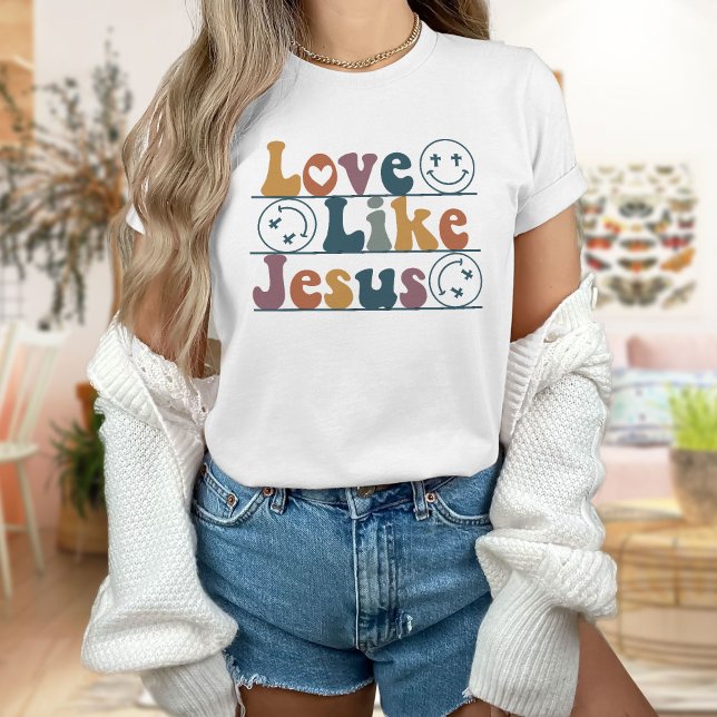 Liebe wie Jesus Shirt, Trendy T-Shirt (Von Creator hochgeladen)