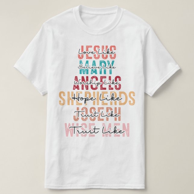 Liebe wie Jesus T-Shirt (Design vorne)