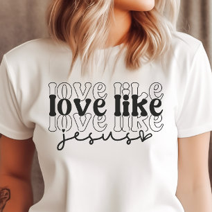 Liebe wie Jesus Tri-Blend Shirt
