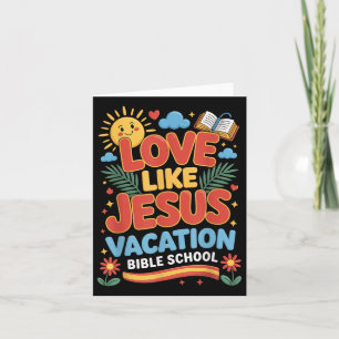 Liebe wie Jesus Vacation Bible School Vbs 2025 Chr Karte