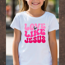 Liebe wie Jesus Valentins-T-Shirt