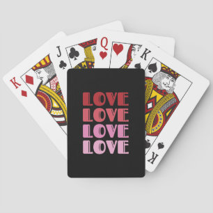Liebe Wiederholen von Text Valentinstag I Liebe Si Spielkarten