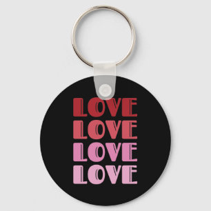 Liebe Wiederholungstext Valentinstag Ich liebe dic Schlüsselanhänger