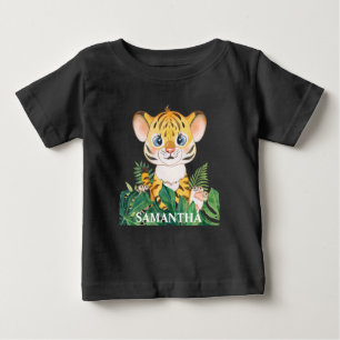 Liebe Wildlife Tiger Baby Baby T-shirt