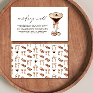 Liebe will gut sein, indem man Martini-Brautparty  Begleitkarte