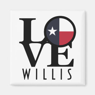 LIEBE Willis Texas Magnet