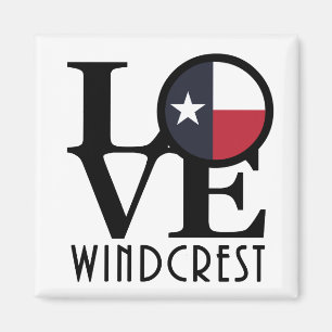 LIEBE Windcrest Texas Magnet