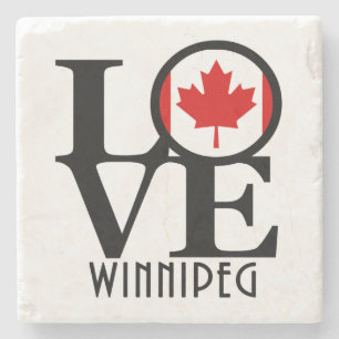 LIEBE Winnipeg Steinuntersetzer