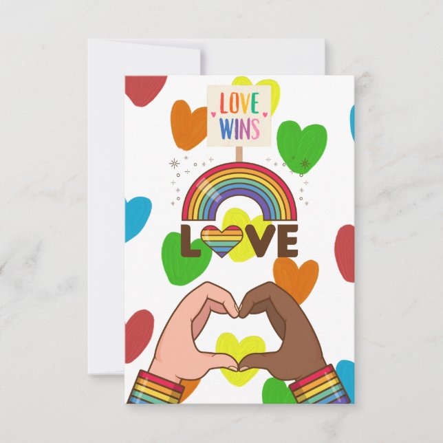 LIEBE WINS (Vorderseite)