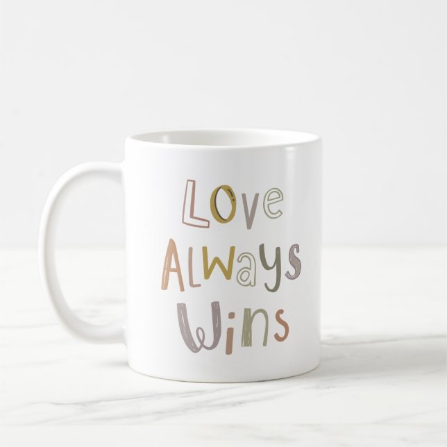 LIEBE WINS IMMER KAFFEETASSE (Links)