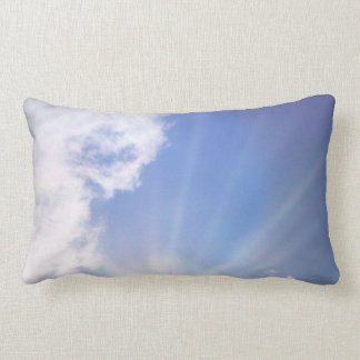 Liebe wird in die Wolken geschrieben Lendenkissen