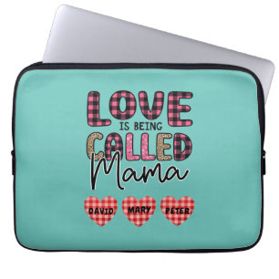 Liebe wird Mama genannt, ein individualisierbares Laptopschutzhülle